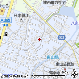 兵庫県姫路市東山341周辺の地図