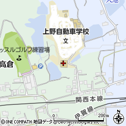 上野自動車学校周辺の地図