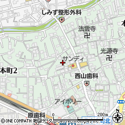 大阪府豊中市本町3丁目5周辺の地図