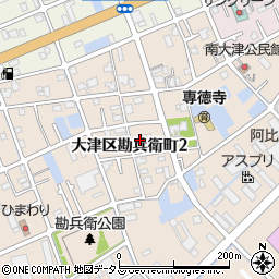 大津ゼミナール周辺の地図