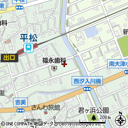 兵庫県姫路市大津区吉美834周辺の地図