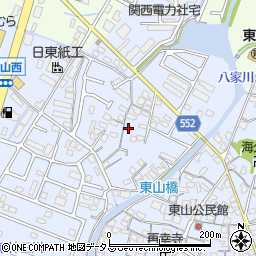 兵庫県姫路市東山375周辺の地図