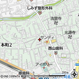 大阪府豊中市本町3丁目5-31周辺の地図