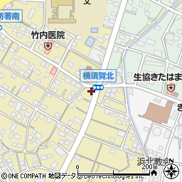 静岡県浜松市浜名区横須賀653-4周辺の地図