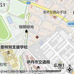 兵庫県伊丹市瑞穂町6丁目周辺の地図