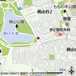 大阪府吹田市桃山台周辺の地図