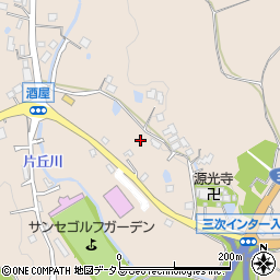 広島県三次市西酒屋町111周辺の地図