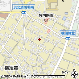 静岡県浜松市浜名区横須賀662-1周辺の地図