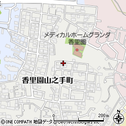 大阪府枚方市香里園山之手町37-3周辺の地図