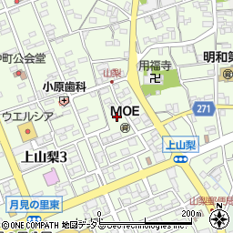 静岡県袋井市上山梨791周辺の地図