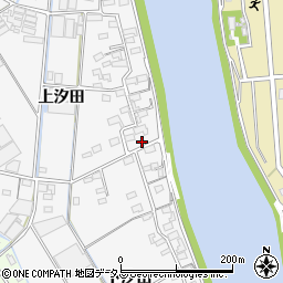愛知県西尾市一色町松木島上汐田96周辺の地図