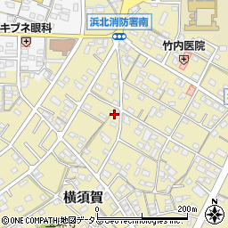 静岡県浜松市浜名区横須賀632周辺の地図