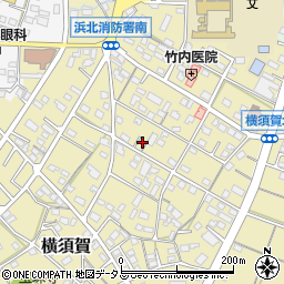 静岡県浜松市浜名区横須賀664-5周辺の地図