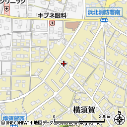 静岡県浜松市浜名区横須賀1300周辺の地図