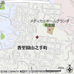 大阪府枚方市香里園山之手町37周辺の地図