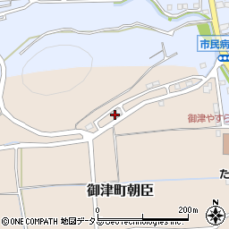兵庫県たつの市御津町朝臣1340-12周辺の地図