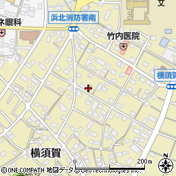 静岡県浜松市浜名区横須賀634周辺の地図