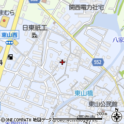 兵庫県姫路市東山340周辺の地図
