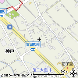 静岡県榛原郡吉田町神戸1564周辺の地図