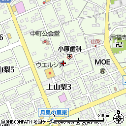 静岡県袋井市上山梨759-2周辺の地図