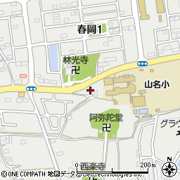 静岡県袋井市春岡329周辺の地図