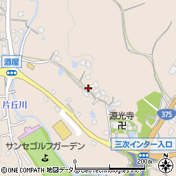 広島県三次市西酒屋町115周辺の地図