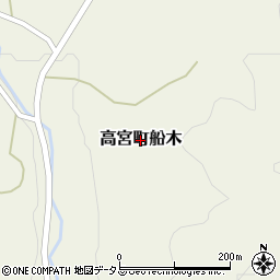 広島県安芸高田市高宮町船木周辺の地図