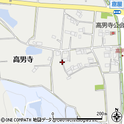兵庫県三木市志染町高男寺周辺の地図