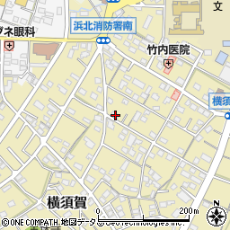 静岡県浜松市浜名区横須賀667-1周辺の地図