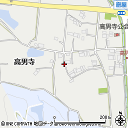 兵庫県三木市志染町（高男寺）周辺の地図