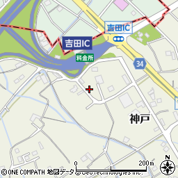 静岡県榛原郡吉田町神戸1477-10周辺の地図