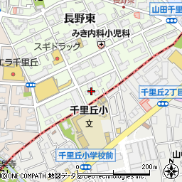 大阪府吹田市長野東5周辺の地図