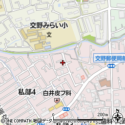 宮地竹材店周辺の地図