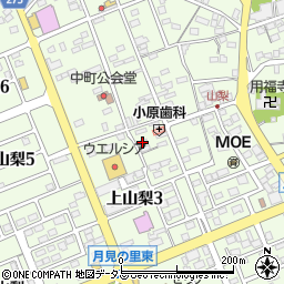 静岡県袋井市上山梨760周辺の地図