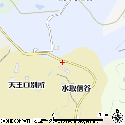 京都府京田辺市水取信谷76周辺の地図