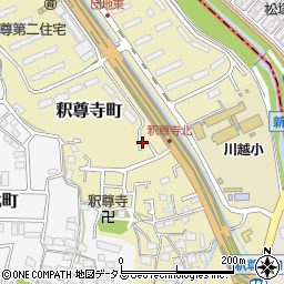 名鉄協商ＵＲ釈尊寺第２駐車場周辺の地図