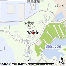 静岡県掛川市安養寺周辺の地図