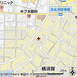 静岡県浜松市浜名区横須賀998周辺の地図