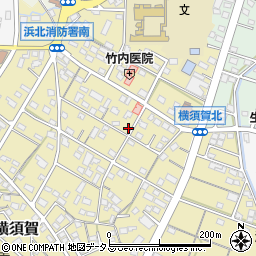 静岡県浜松市浜名区横須賀660周辺の地図