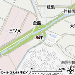 愛知県豊橋市石巻本町大坪周辺の地図