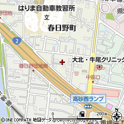 兵庫県高砂市春日野町5周辺の地図