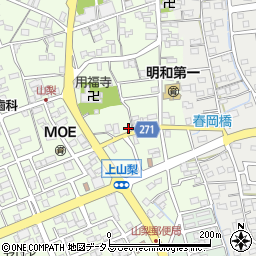静岡県袋井市上山梨846周辺の地図