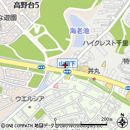 カメイ調剤薬局　吹田山田西店周辺の地図