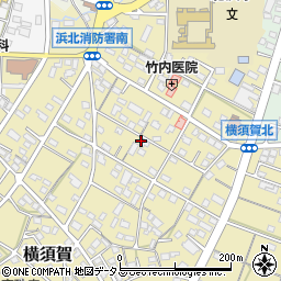 静岡県浜松市浜名区横須賀664-3周辺の地図