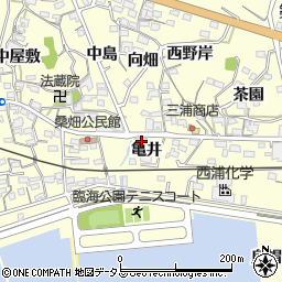 愛知県西尾市東幡豆町亀井10周辺の地図