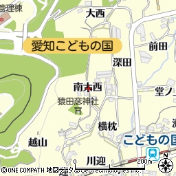 愛知県西尾市東幡豆町南大西周辺の地図