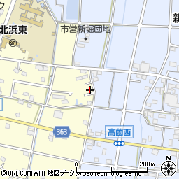 静岡県浜松市浜名区善地323-1周辺の地図