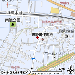兵庫県高砂市阿弥陀町南池288-10周辺の地図
