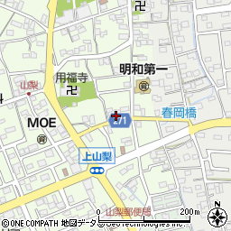 静岡県袋井市上山梨839-2周辺の地図