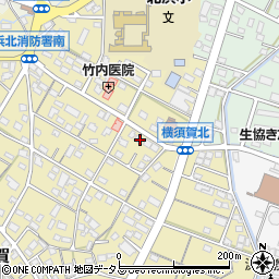 静岡県浜松市浜名区横須賀688周辺の地図